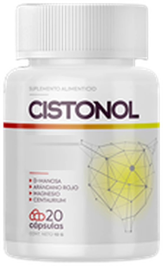 Cistonol, frasco de 20 cápsulas de 500 mg