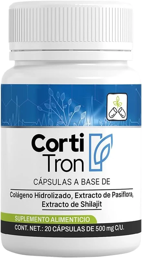 Cortitron: frasco de 20 cápsulas