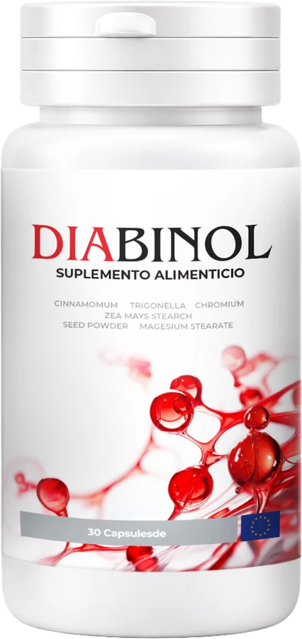 Diabinol: frasco de 30 cápsulas