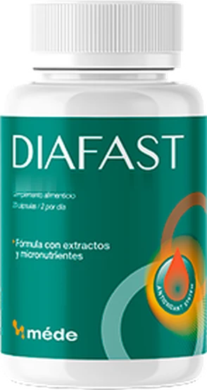 Diafast, frasco de 20 cápsulas