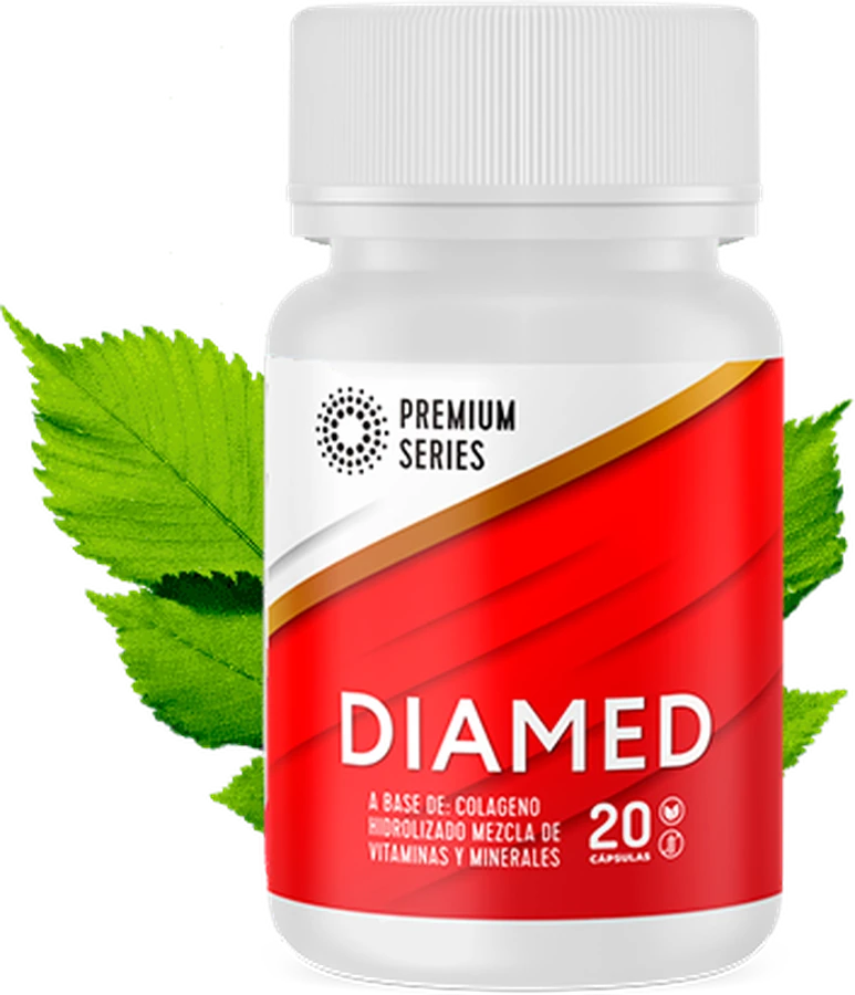 Frasco de Diamed, frasco de 20 cápsulas