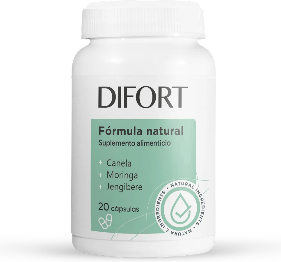 Difort, frasco de 20 cápsulas