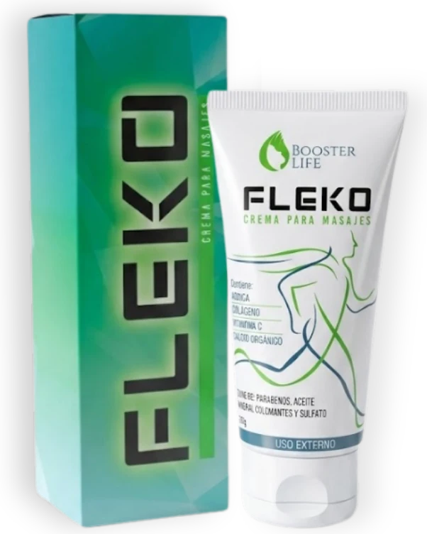 Fleko: tubo de crema en caja