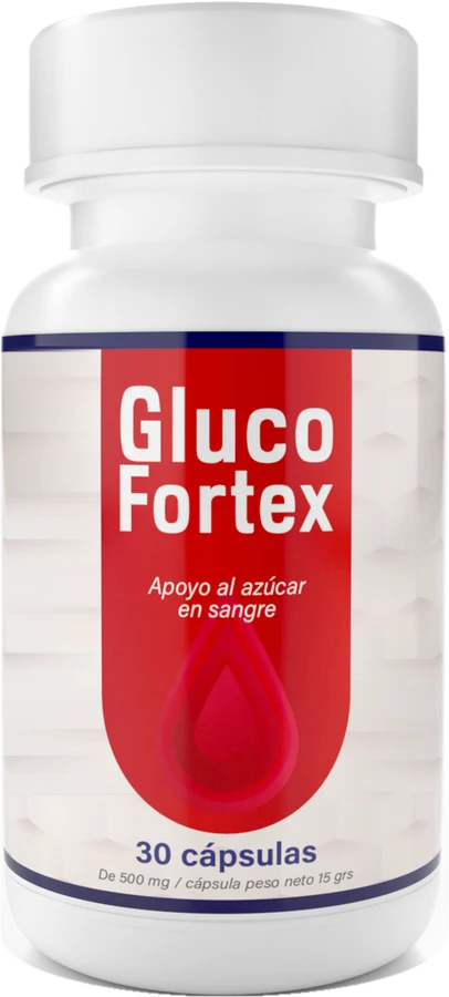 GlucoFortex: frasco de 30 cápsulas de 500 mg