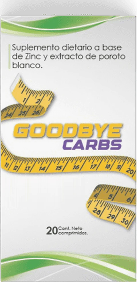 Goodbye Carbs, caja de 20 comprimidos
