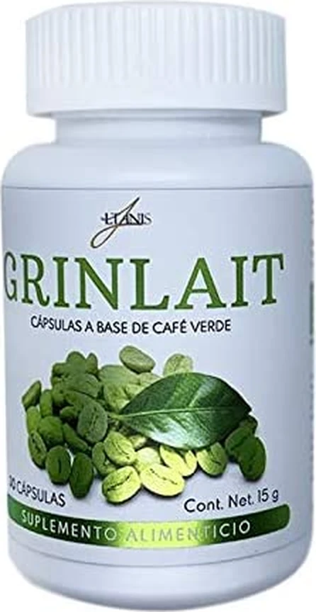 Grinlait: frasco de 30 cápsulas vegetales