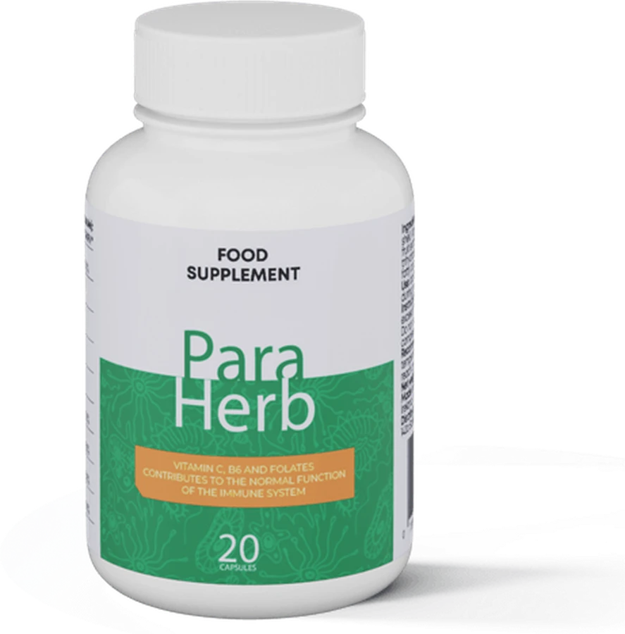 ParaHerb, frasco de 20 cápsulas