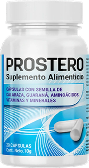 Prostero: frasco de 20 cápsulas
