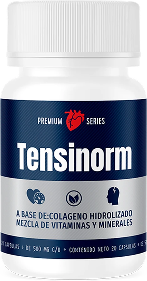 Tensinorm: frasco de 20 cápsulas de 500 mg
