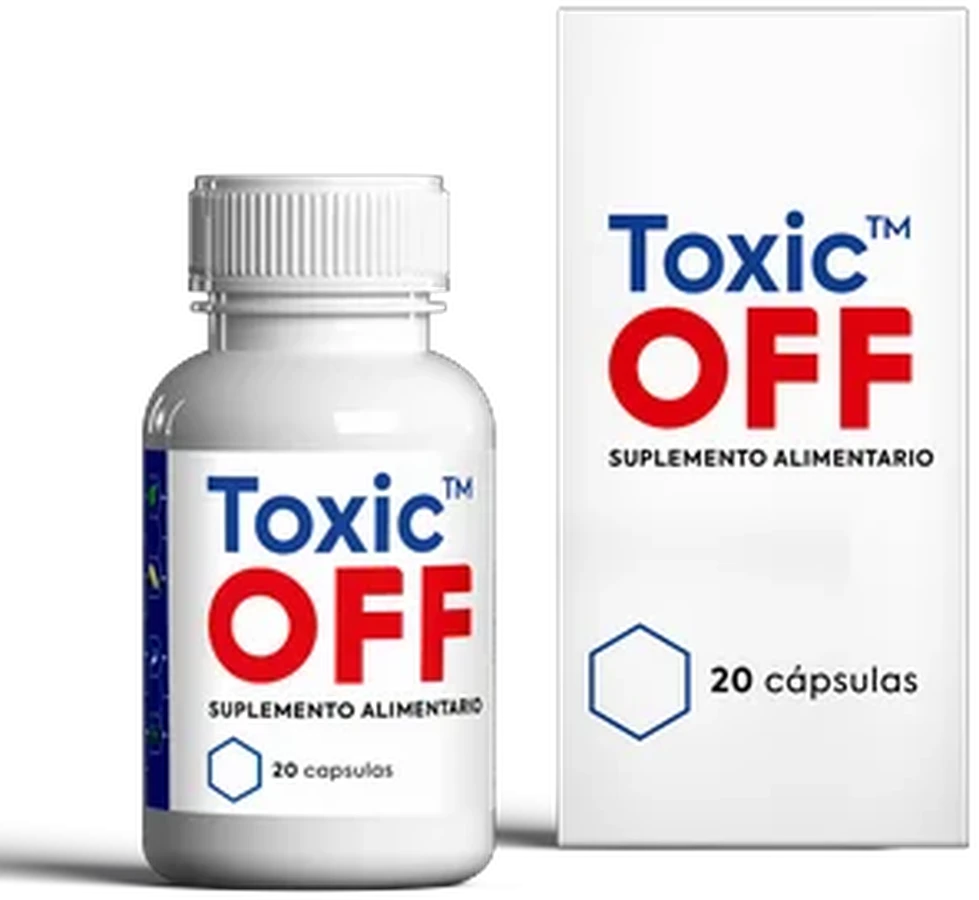 Toxic OFF: frasco de 20 cápsulas