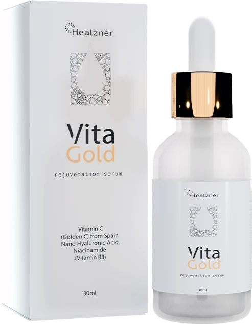 Frasco de Vita Gold, frasco de vidrio de 30 ml con gotero