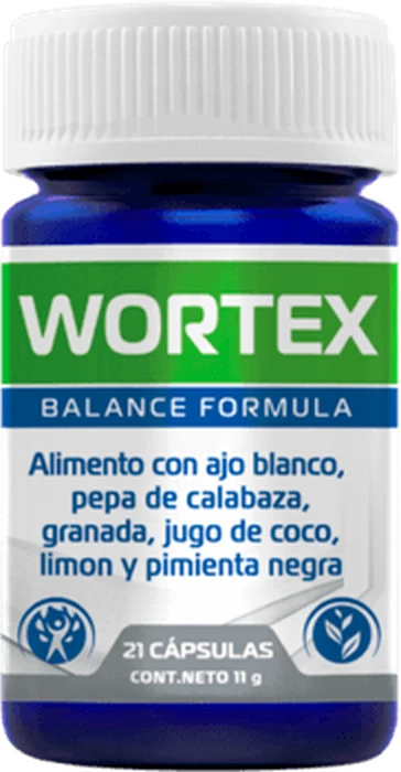 Wortex, frasco de 21 cápsulas (11 g)